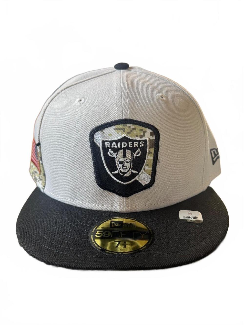 Raiders 59FIFTY Salute to Service 7 5/8